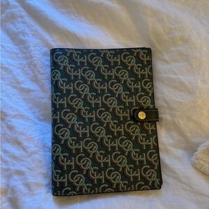Coach Monogram Leatherbound Notebook